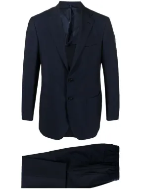 single-breasted tailored suit
