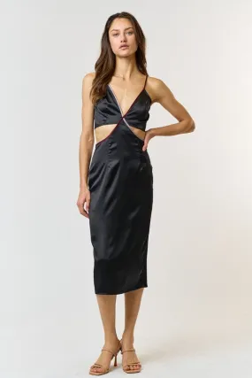 Sophie Cut Out Trim Dress