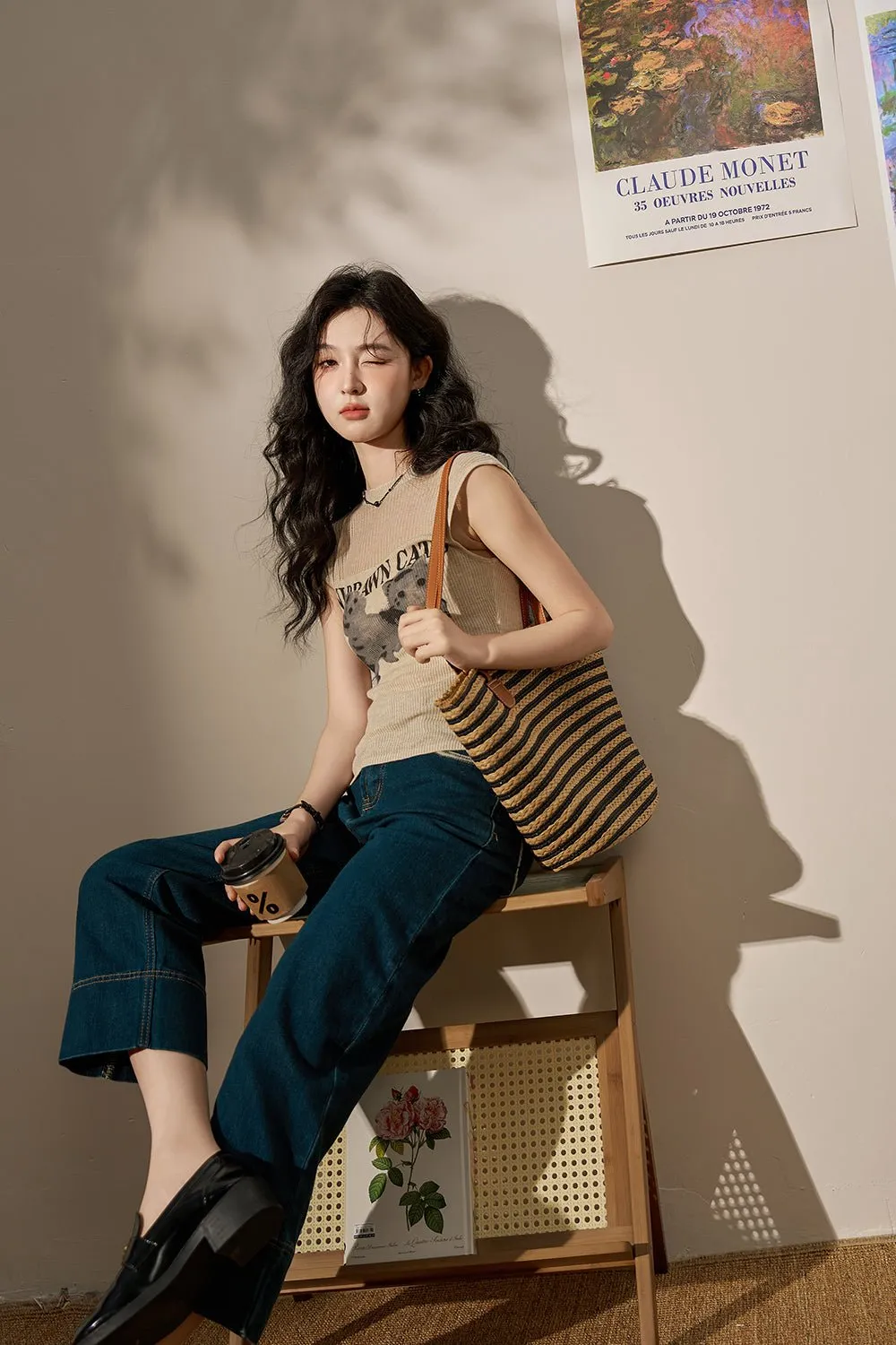 Straight Denim Jeans for Women