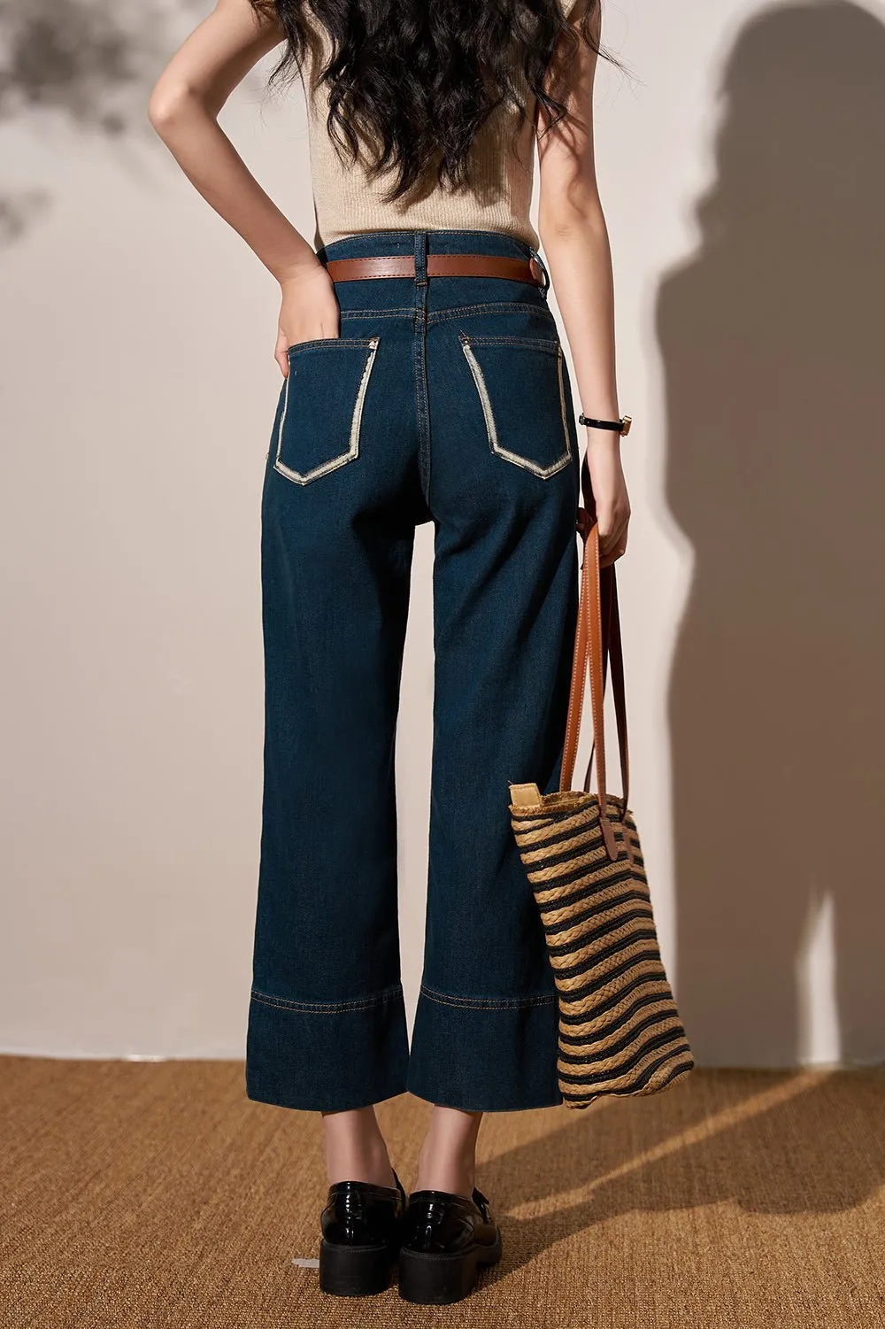 Straight Denim Jeans for Women