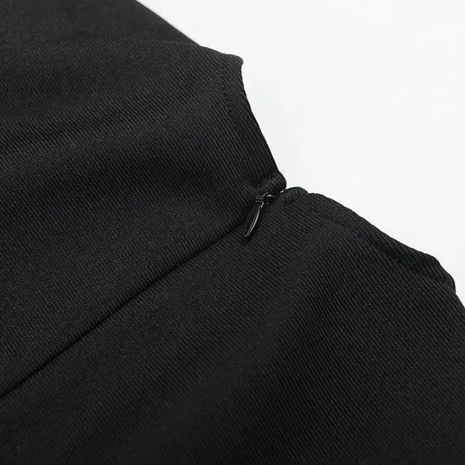 STROM HOLLOW OUT MIDI DRESS