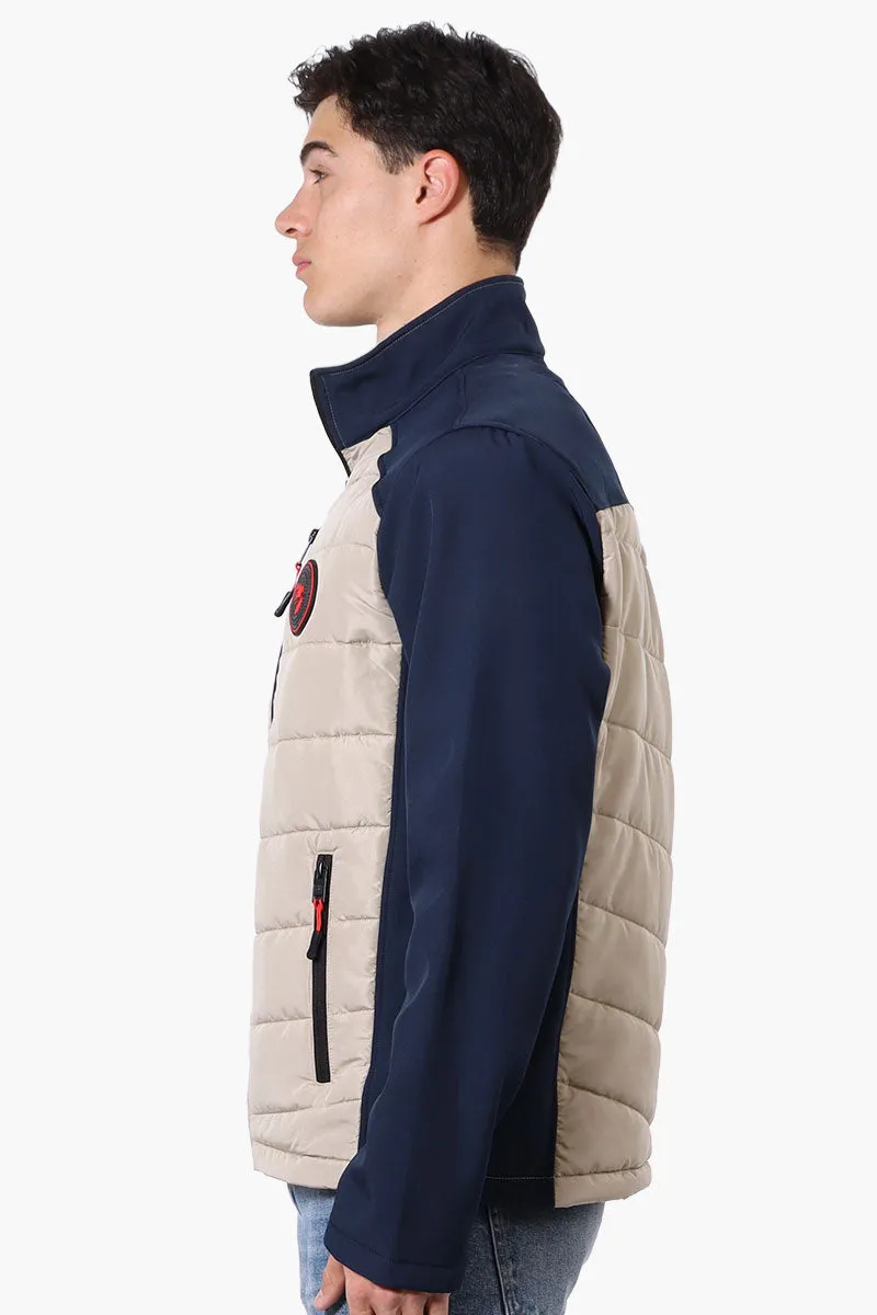 Super Triple Goose Quilted Bubble Lightweight Jacket - Beige