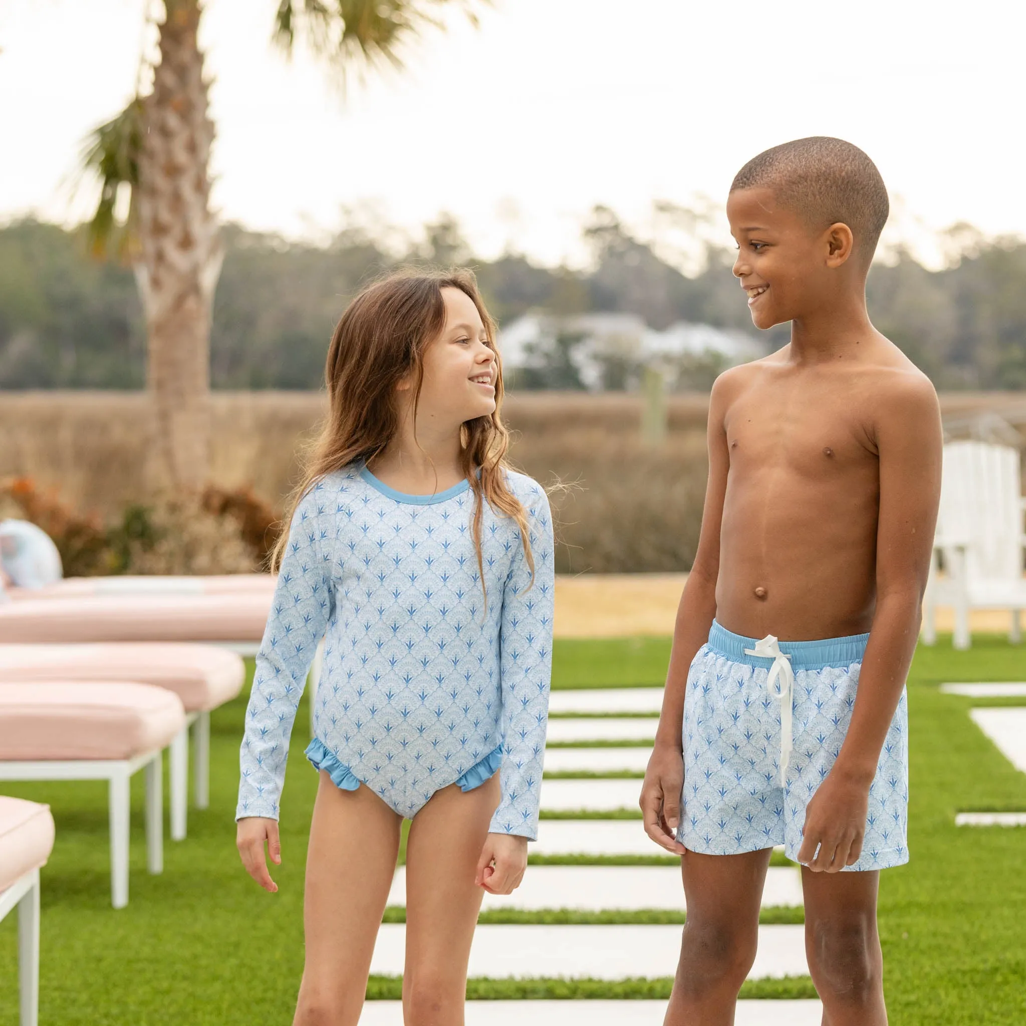 Tatum Trunks in Bermuda Blues