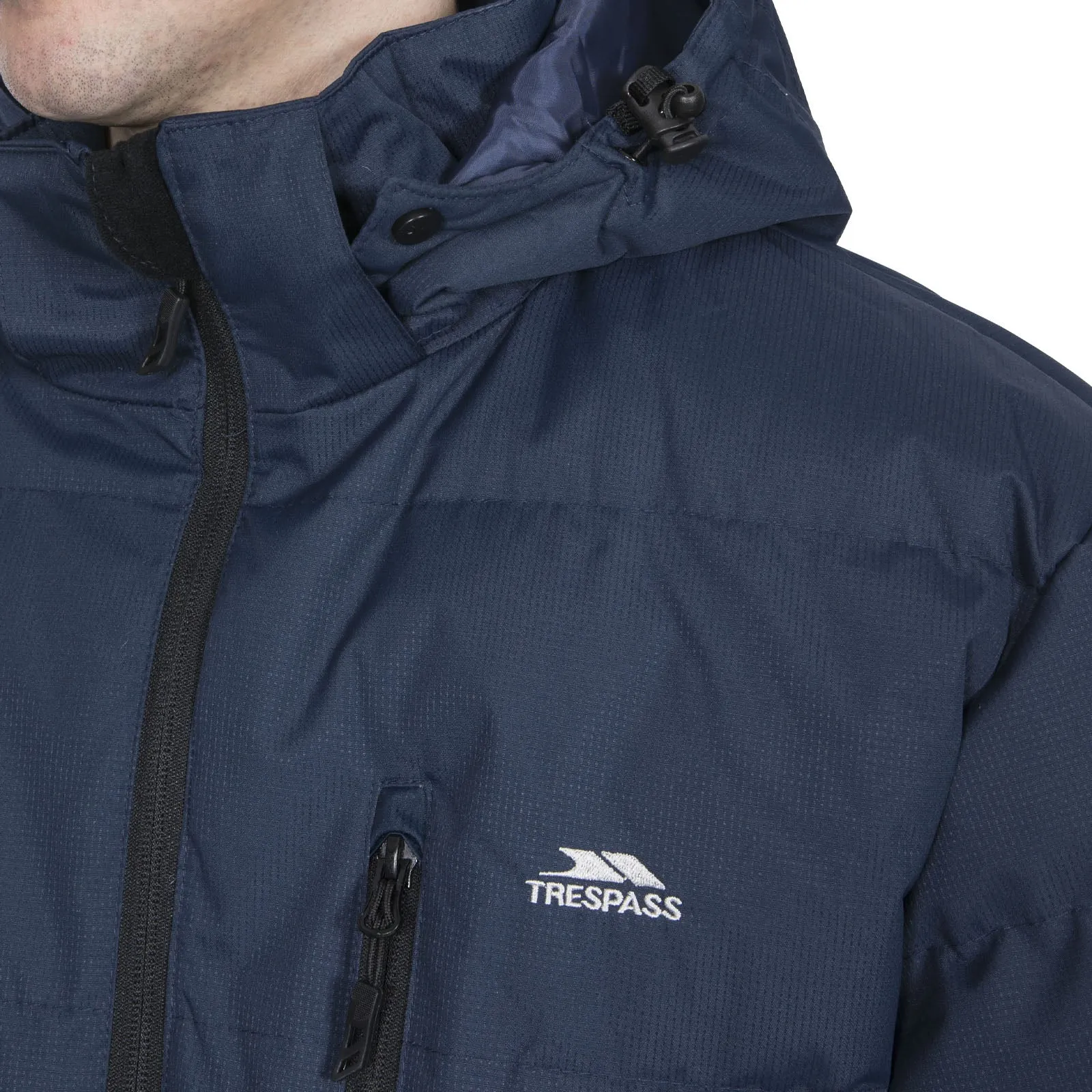 Trespass Mens Clip Hooded Padded Jacket