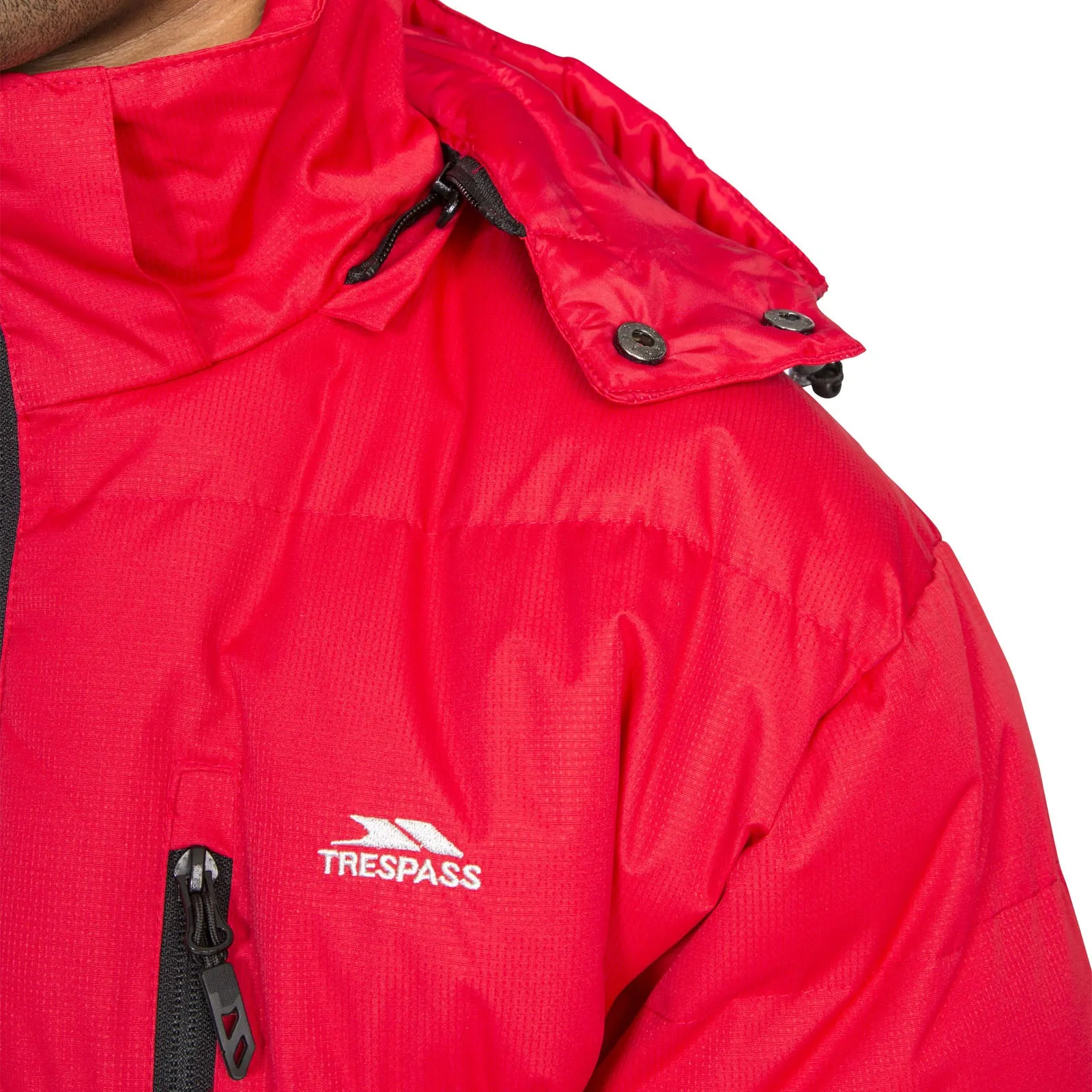 Trespass Mens Clip Hooded Padded Jacket