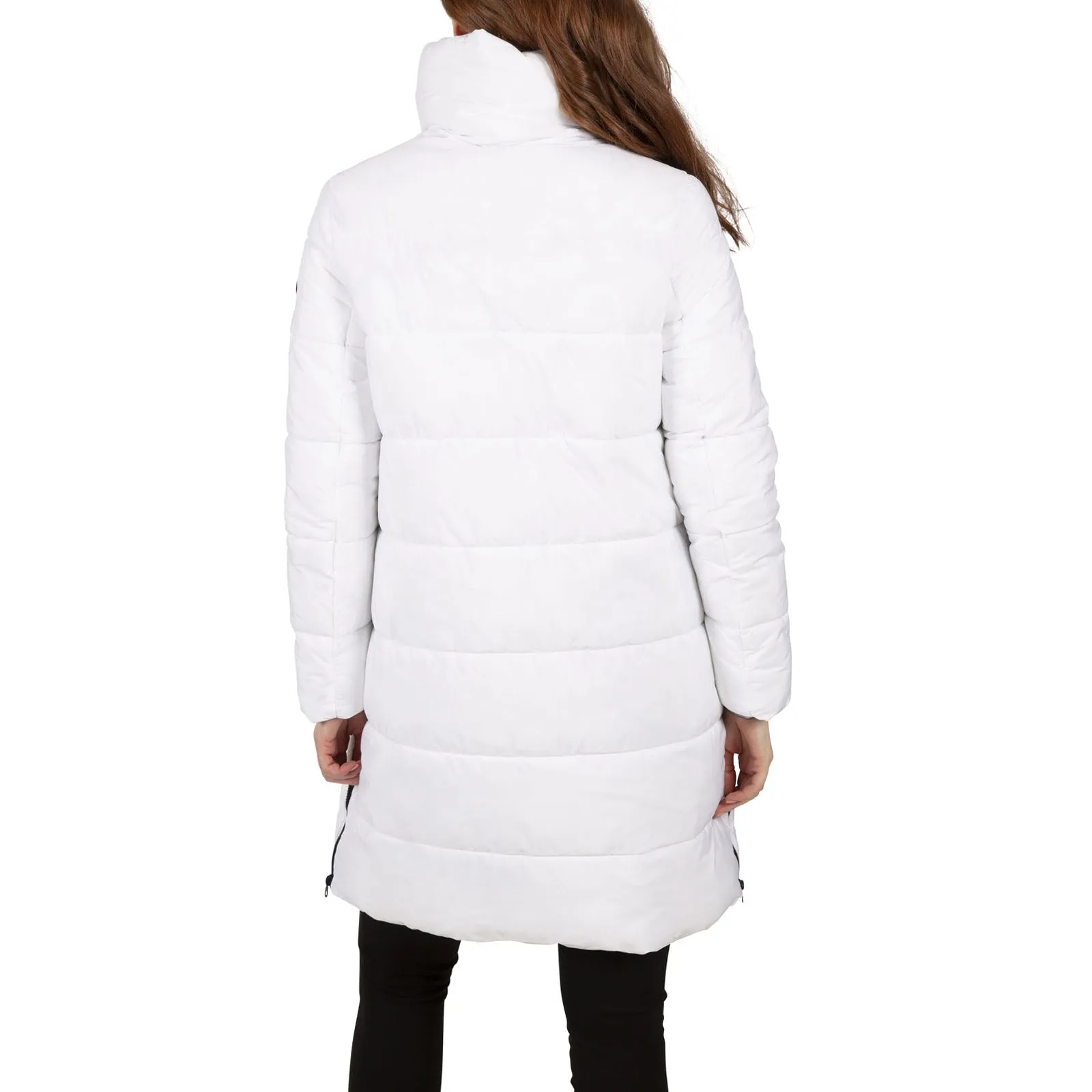 Trespass Womens Faith Long Deep Collar Jacket