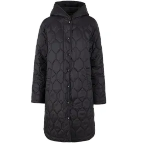 Trespass Womens Phase Hooded Longline Padded Jacket