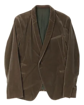Velour Blazer Jacket