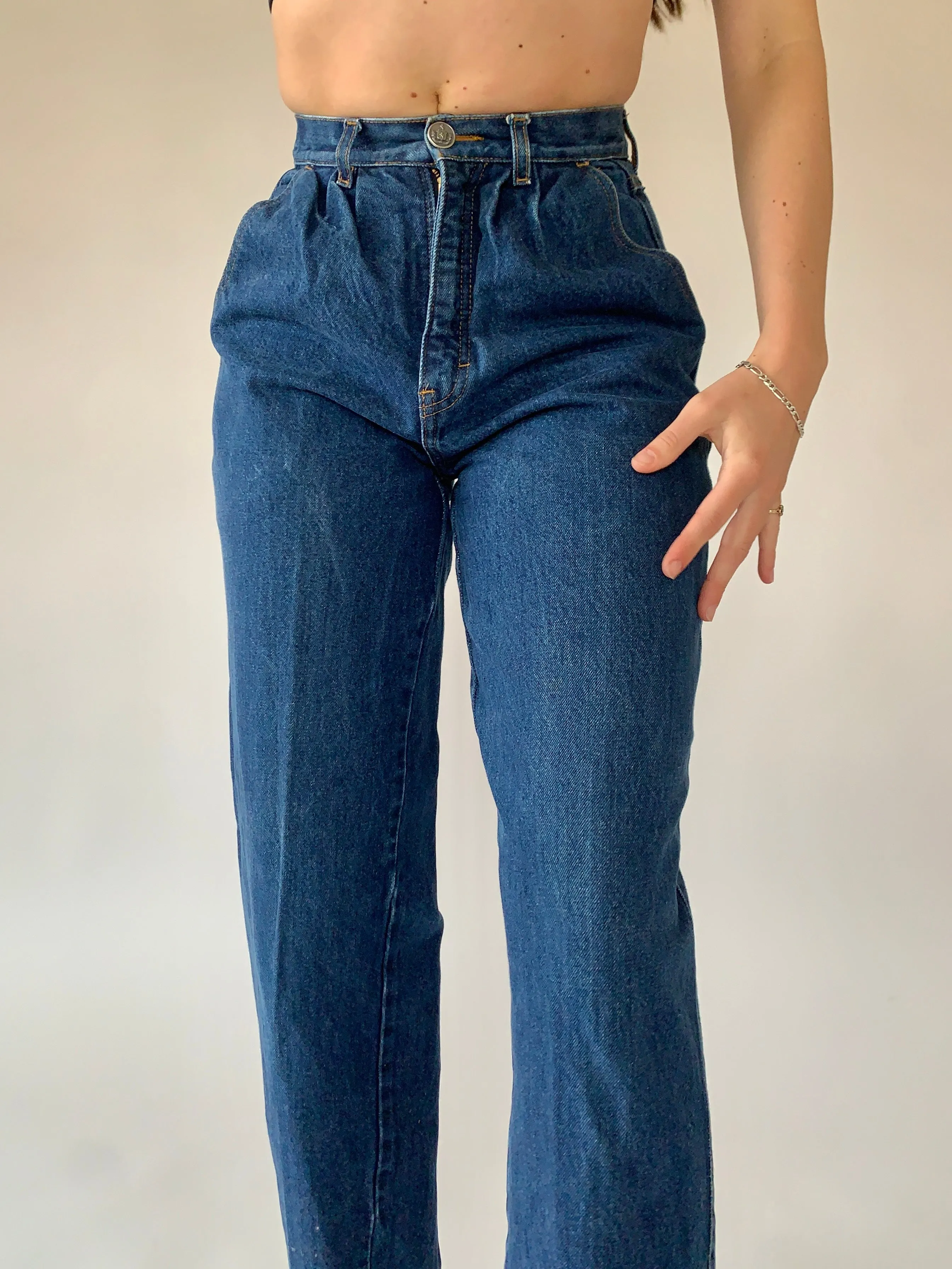 Vintage 1980s Brittania Jeans (XS)