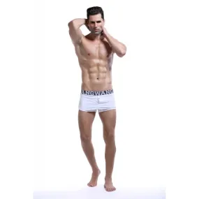 White Button Down Trunks