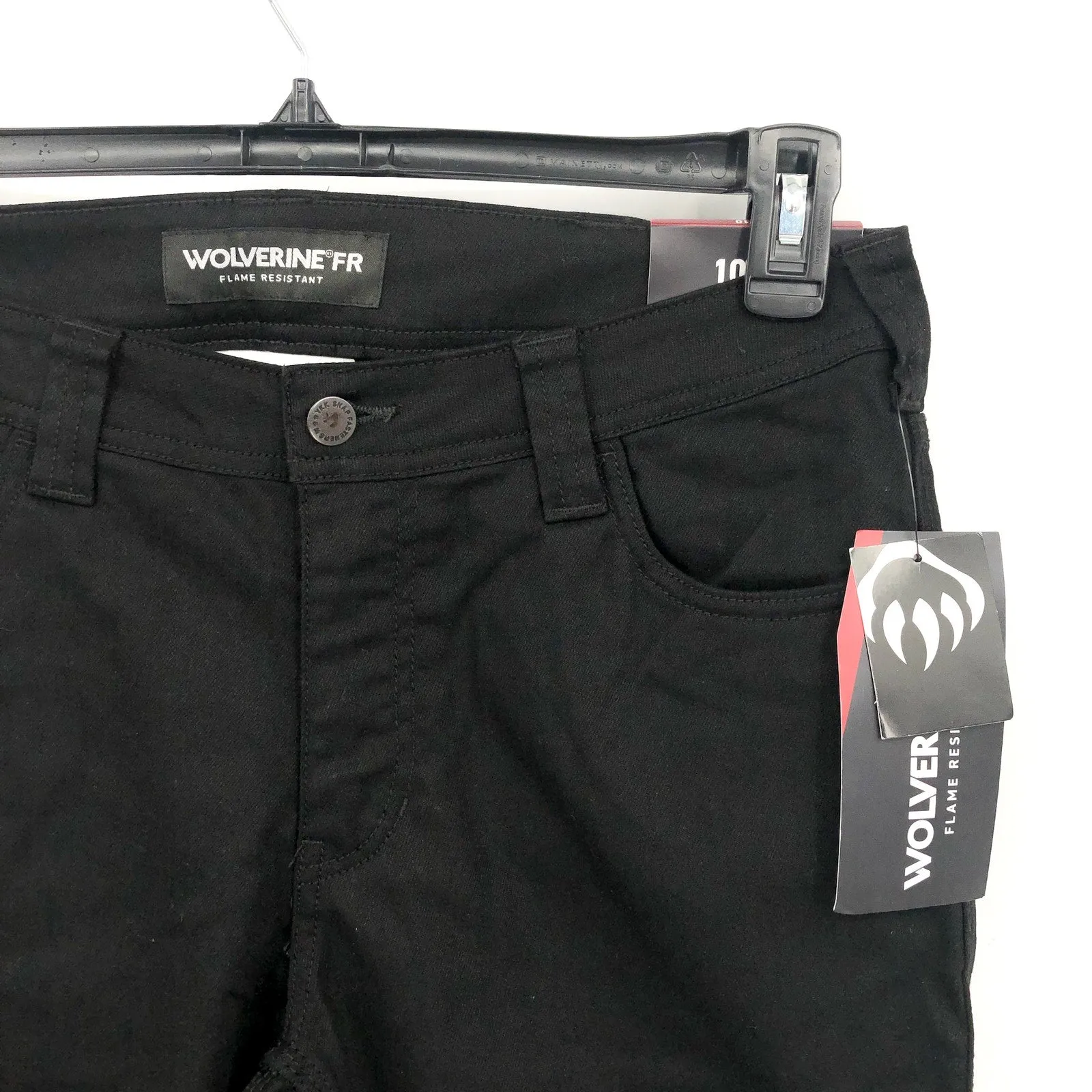 WOLVERINE Women's FR Flame Resistant Jeans Size 16 Black Mid Rise