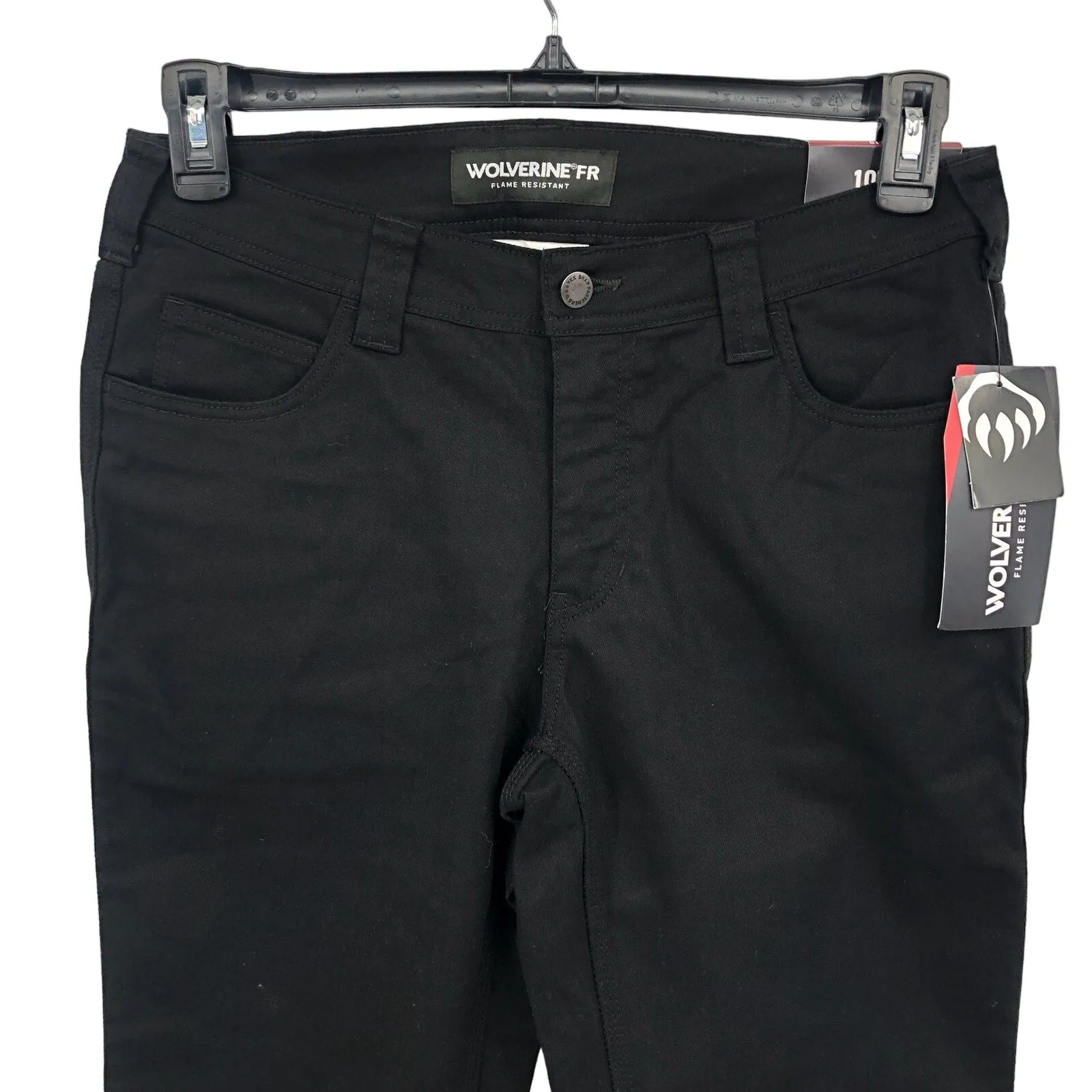 WOLVERINE Women's FR Flame Resistant Jeans Size 16 Black Mid Rise
