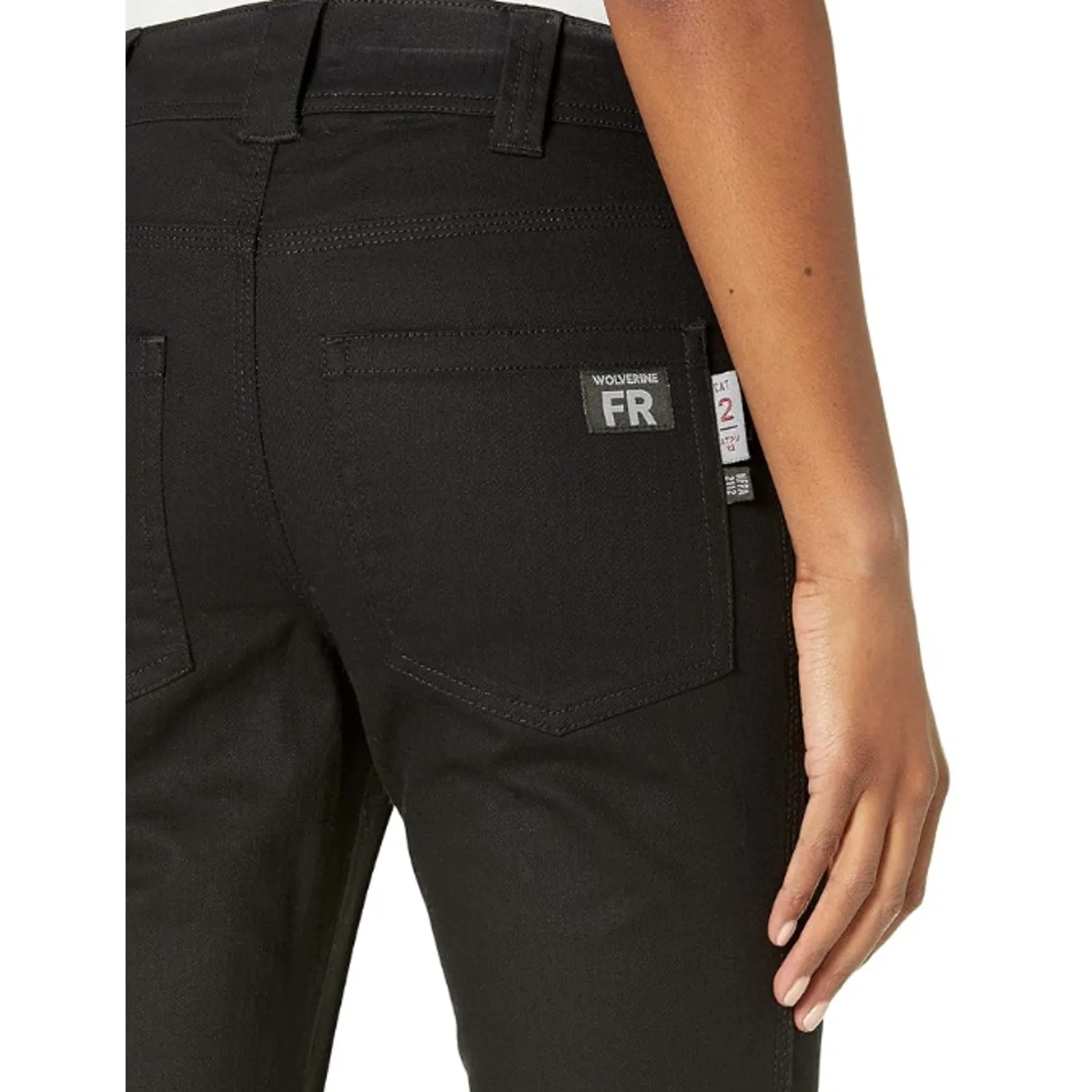 WOLVERINE Women's FR Flame Resistant Jeans Size 16 Black Mid Rise