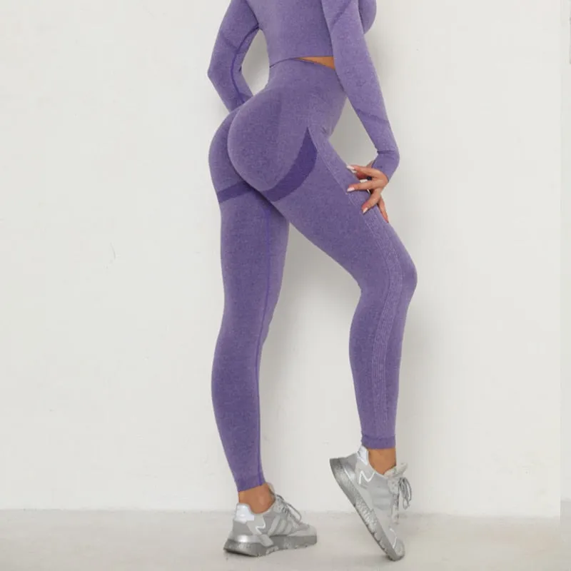 Women's High Waist Push Up Leggings | Yoga Fitness and Exercise Pants