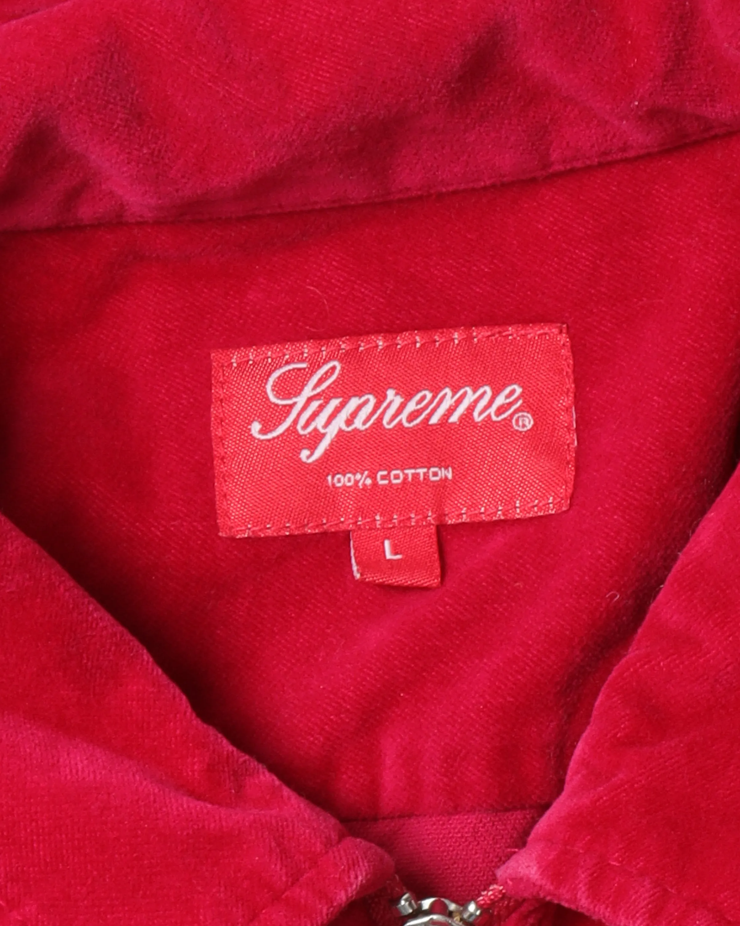 Zip Up Velour Shirt
